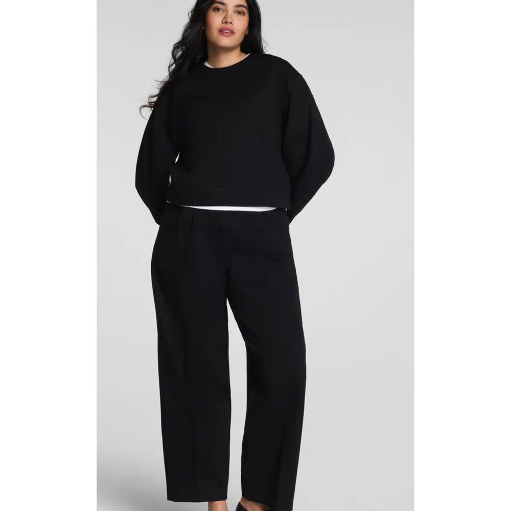Spanx Smooth Ponte Pleated Tapered Pant XL Career Work